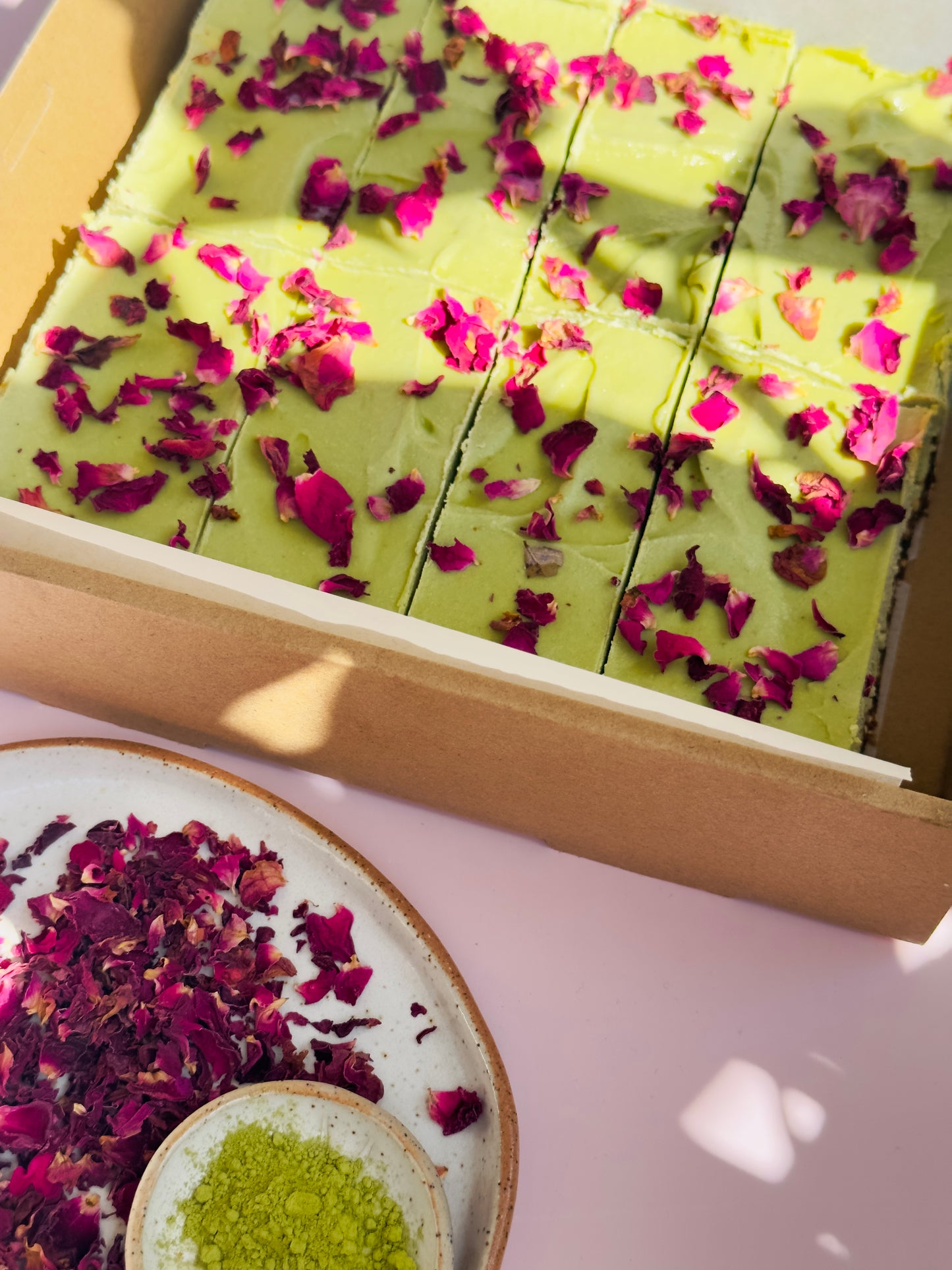 Raw Matcha Cheesecake